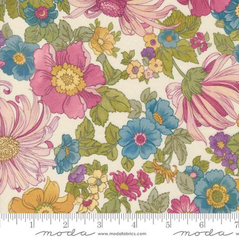 Chelsea Garden Flower Show Cotton Lawn Fabric -Porce Rose 33740 11LW