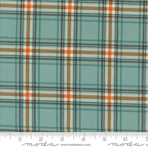 The Great Outdoors Cozy Plaid Cotton Fabric -Sky 20885 18