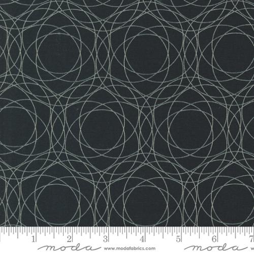 Shimmer Crystals Cotton Fabric - Ebony 1843 16