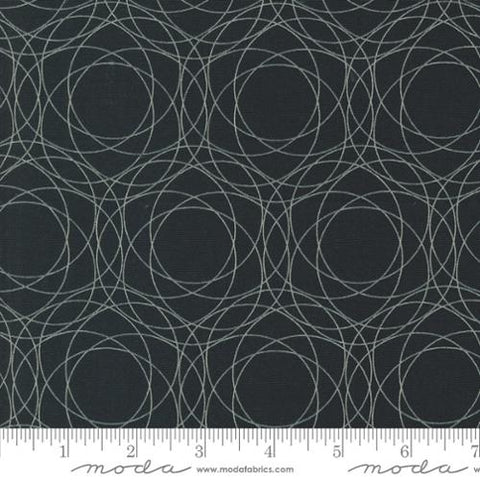 Shimmer Crystals Cotton Fabric - Ebony 1843 16