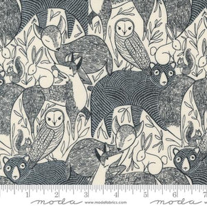 Woodland Wonder Cotton Fabric - Cloud 48390 11