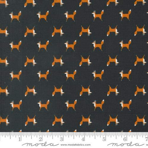 Woodland Wonder Fox Trot Cotton Fabric - Midnight 48394 21