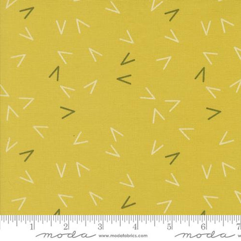 Olive You Arrows Cotton Fabric - Maize 1883 11