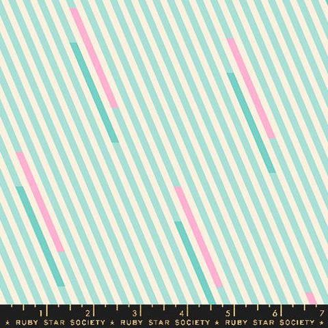 Eye Candy Stripe Cotton Fabric -Frost RS5155 13