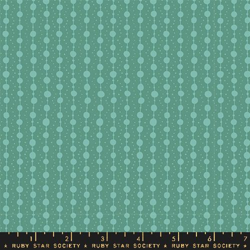 Endpaper Pearls Cotton Fabric - Watercress RS6047 15