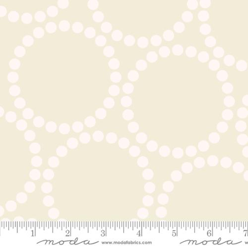 108" Pearl Bracelet Quilt Back Cotton Fabric - Eggshell White 108023 41