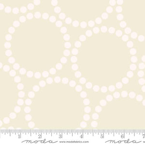 108" Pearl Bracelet Quilt Back Cotton Fabric - Eggshell White 108023 41