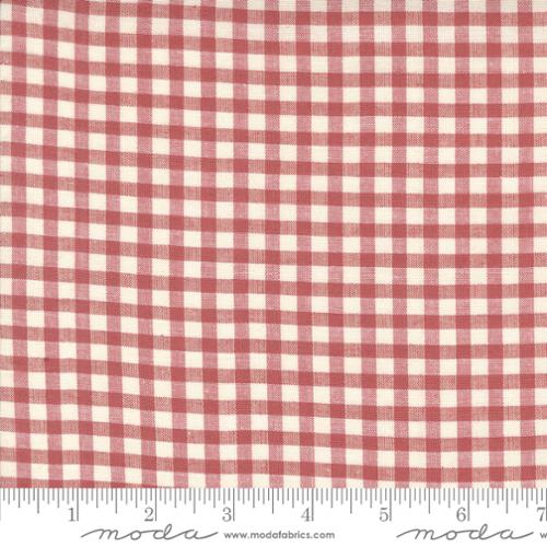 French General Woven Gingham Cotton Fabric - Garance Pearl 12223 11