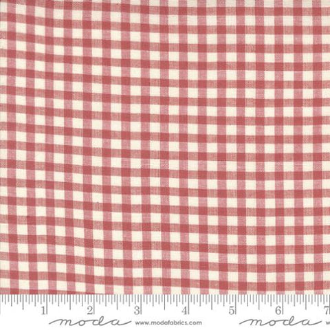 French General Woven Gingham Cotton Fabric - Garance Pearl 12223 11