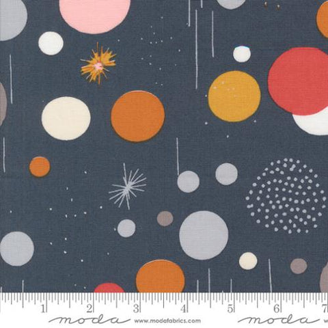 Simply Cozy Playful Cotton Fabric - Navy 1890 17
