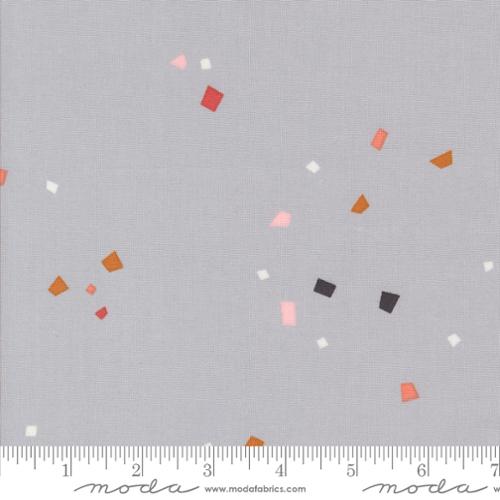 Simply Cozy Fragments Cotton Fabric - Silver 1895 15