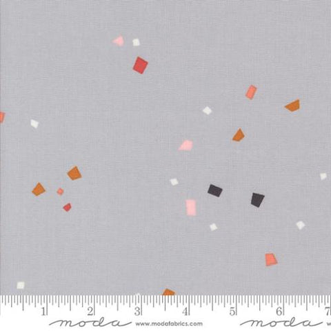 Simply Cozy Fragments Cotton Fabric - Silver 1895 15