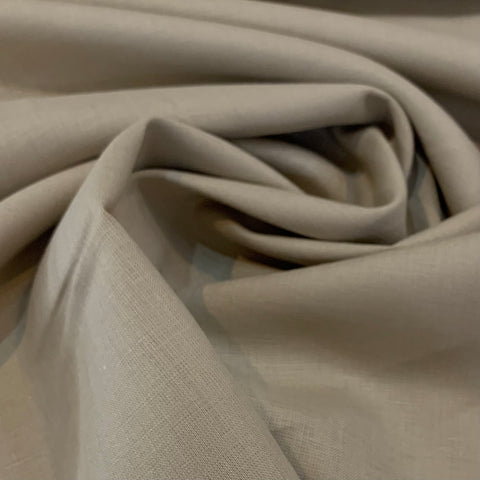 Midweight Italino Linen Fabric - Beige