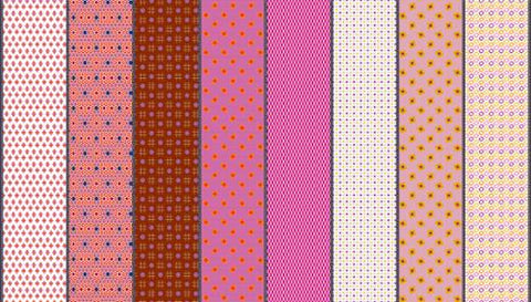 Mixed Bag Lollies Cotton Fabric - Beach Road 18240 11