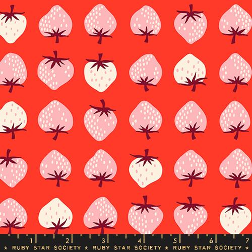 Strawberry Cotton Fabric - Lollipop RS3084 18
