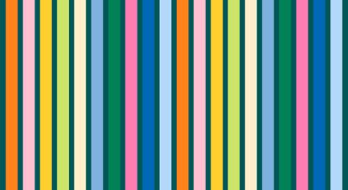 Groove Warp Cotton Fabric - Moody Multi 42374 18