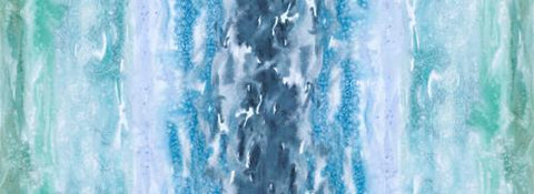 Wanderlust Catch My Drift Cotton Fabric - Sky 39849 11