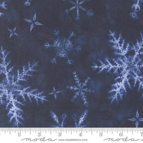 Winter Chill Snowflakes Cotton Fabric -Midnight 48100 13
