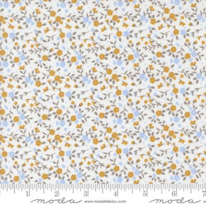 Sun Drenched Tiny Floral Toss Cotton Fabric - Cloud 43205 11