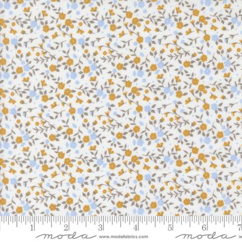 Sun Drenched Tiny Floral Toss Cotton Fabric - Cloud 43205 11