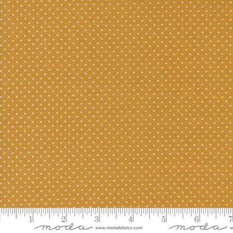 Sun Drenched Farmhouse Dot Cotton Fabric - Golden 43207 12