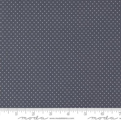 Sun Drenched Farmhouse Dot Cotton Fabric - Indigo 43207 15