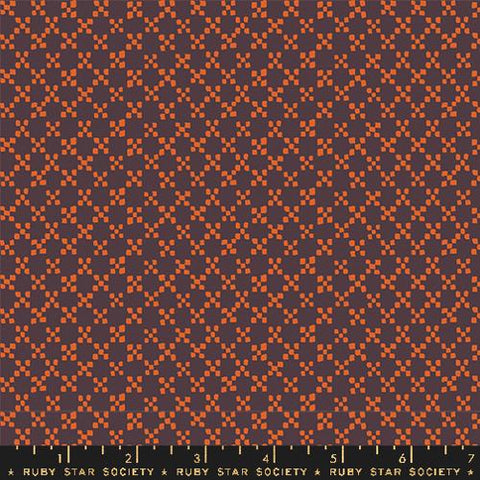 Geometry Tiles Cotton Fabric - Eggplant RS5175 14