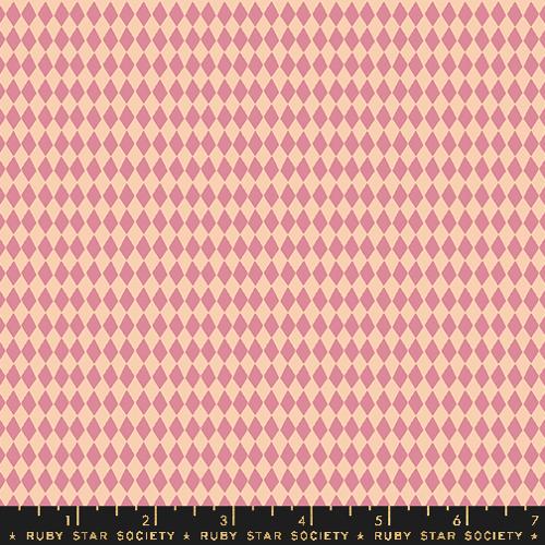 Geometry Harlequin Cotton Fabric - Plum RS5176 11