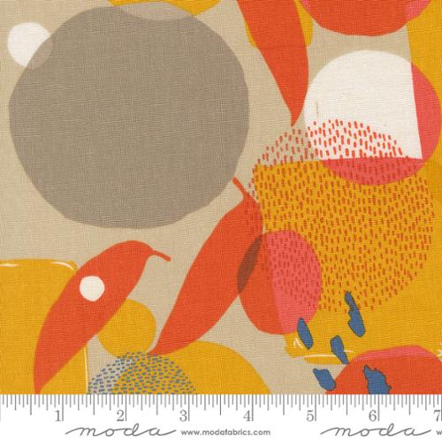 Urban Whisper Mingle Mochi Linen Cotton Fabric - Stone 11650 33L