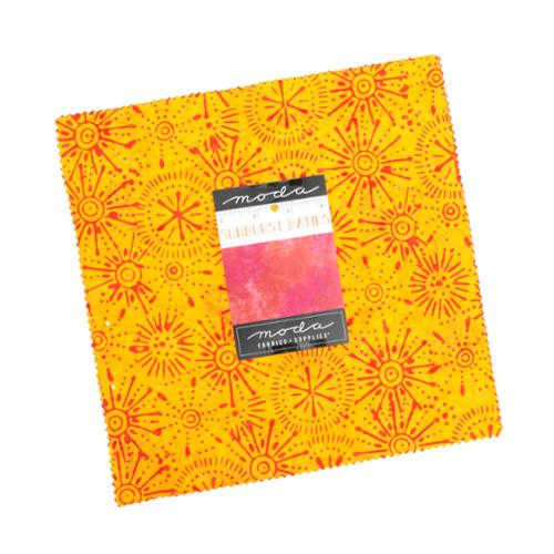 Sunburst Batiks Cotton Fabric Layer Cake