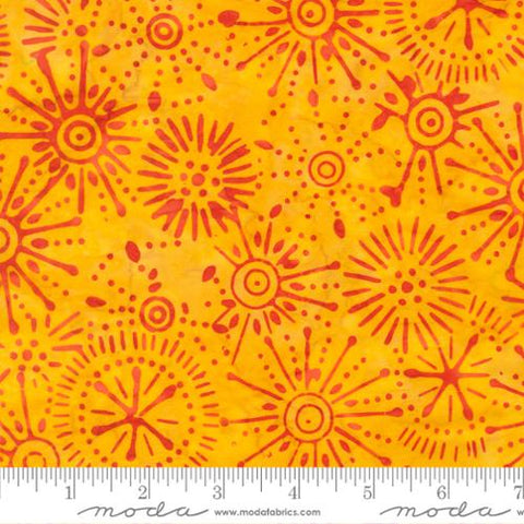 Sunburst Batiks Cotton Fabric - Sunshine 4370 11