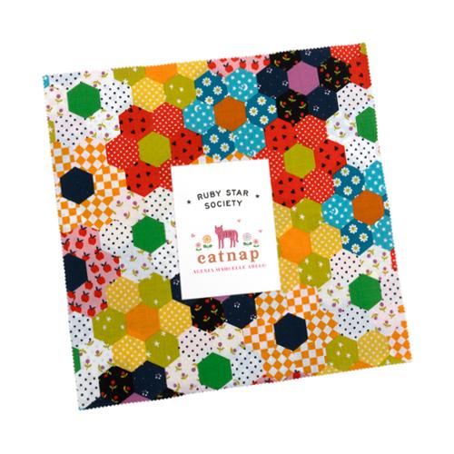 Catnap by Alexia Abegg Cotton Fabric Layer Cake