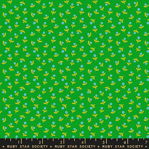 Catnap Sprout Cotton Quilting Fabric - Verdant RS4103 19