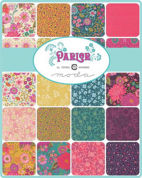 Parlor by Crystal Manning Cotton Fabric Charm Pack