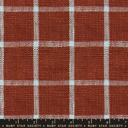 Sunshine Kitchen Window Toweling 16" Cotton Fabric - Cayenne RS4141 11