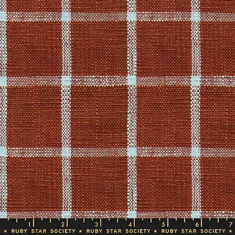 Sunshine Kitchen Window Toweling 16" Cotton Fabric - Cayenne RS4141 11