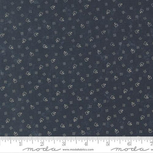 Bluebirds Nest Square Up Cotton Fabric - Blue 9804 14