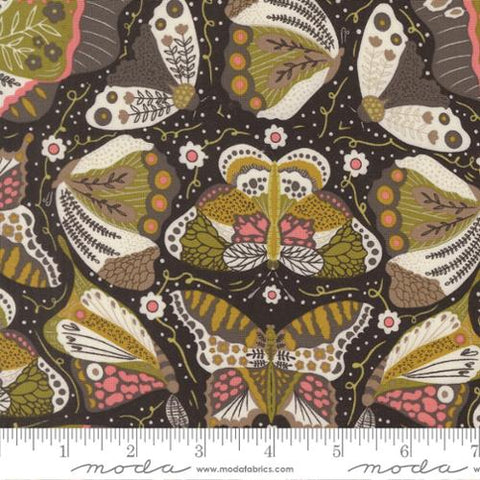 Night Owl Butterfly Cotton Fabric - Midnight 48421 24