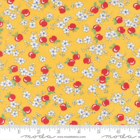 30s Playtime Apple Blossom Cotton Fabric -Sunshine 23371 15
