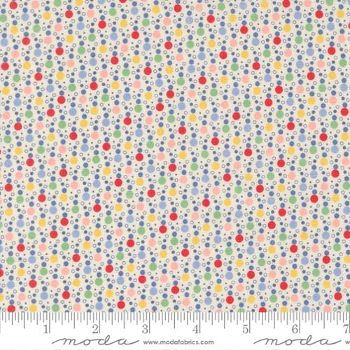 30s Playtime Bubbly Dots Cotton Fabric - Primary 23376 11