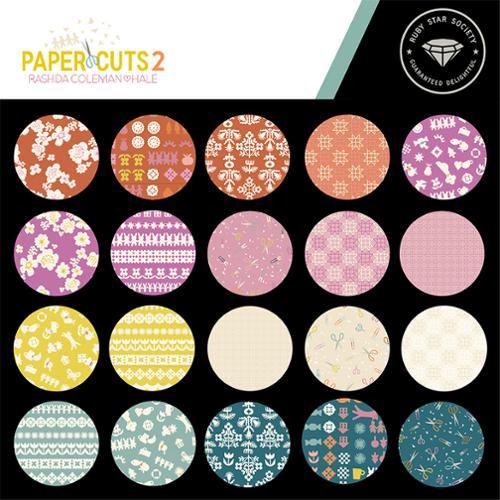 Paper Cuts 2 by Rashida Coleman Hale Cotton Fabric Layer Cake