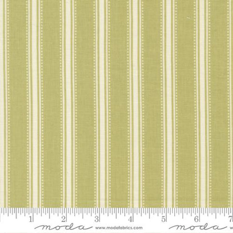 Sunbonnet Dotted Stripe Cotton Fabric - Pear 31767 18