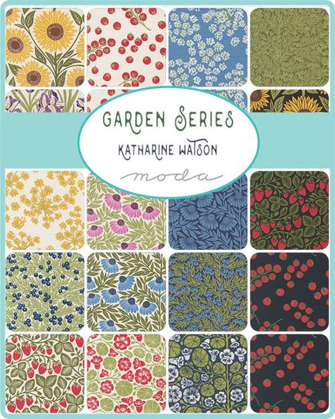 Garden Series by Katharine Watson Cotton Fabric Layer Cake