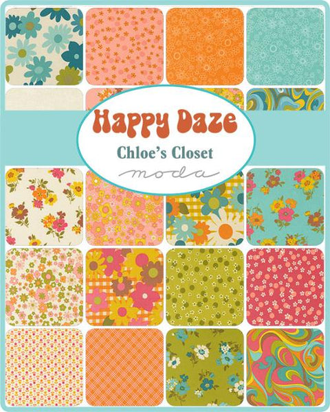Happy Days by Chloe's Closet Cotton Fabric Layer Cake 33840LC