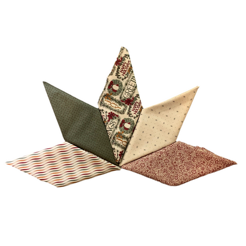 A Vintage Christmas Quilting Fabric Fat Quarter Bundle