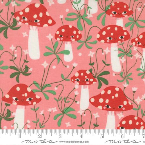 Funny Valentine Mushrooms Cotton Fabric - Ballerina 37141 19