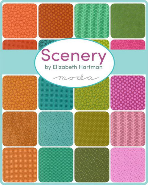 Scenery by Elizabeth Hartman Cotton Fabric Layer Cake