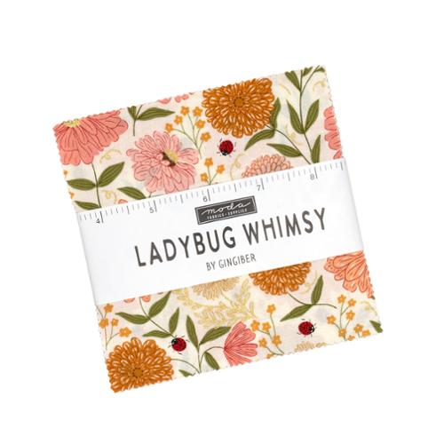 Ladybug Whimsy Metallic Charm Pack