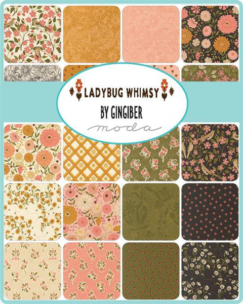 Ladybug Whimsy Metallic Charm Pack