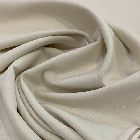 Hanky Linen Fabric - Ivory